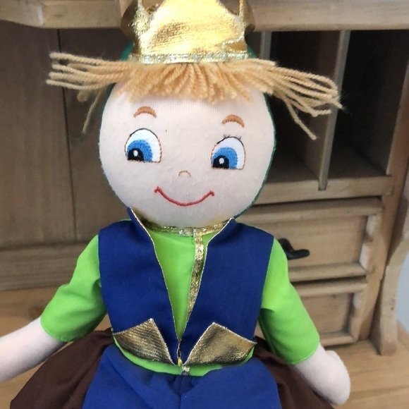 Frog Prince Princess Reversible Puppet 3-in-1 Topsy Turvy Fairy Tale Imagination - Picture 3 of 11